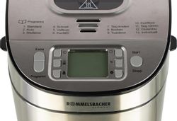 Хлебопечь ROMMELSBACHER BA 550, серебристый