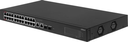 Коммутатор Dahua DH-CS4228-24GT-375, управляемый, 26 RJ-45, 10/100/1000 Мбит/с