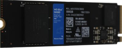 SSD накопитель WD Blue SN580 WDS500G3B0E 500ГБ, M.2 2280, PCIe 4.0
