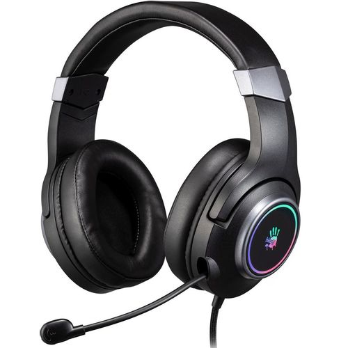 Гарнитура игровая A4TECH Bloody G350, для компьютера, мониторные, проводные, черный [g350 usb/ black]