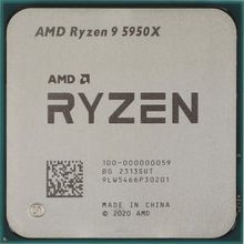 Изображение товара Процессор AMD Ryzen 9 5950X AM4 16 ядер 32 потока 3.4/4.9 ГГц OEM