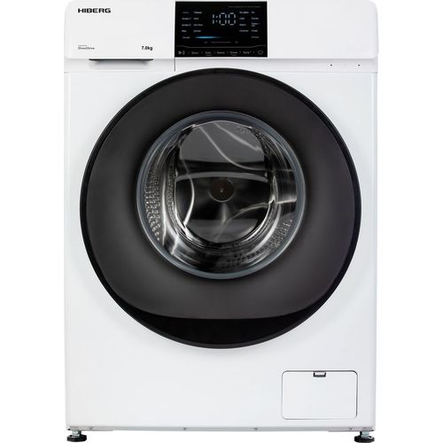 Стиральная машина HIBERG i-DDQ6-712 W, с фронтальной загрузкой, 7кг, 1200об/мин, инверторная