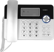 Проводной телефон TeXet TX-259, черный и серебристый – купить в ...