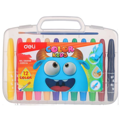 Мелки гелевые Deli Color Kids EC20504 EC20504, 12 цветов