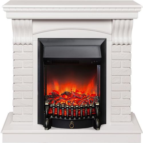 Электрокамин REALFLAME Jazz WT/Fobos BL белый