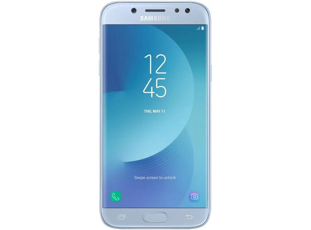 Характеристики Смартфон Samsung Galaxy J5 (2017) 16Gb, SM-J530FM/DS,  голубой (480725) смотреть в СИТИЛИНК