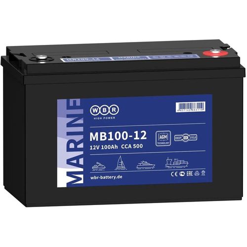 Аккумуляторная батарея WBR MB100-12 для ИБП, 12В, 100Ач