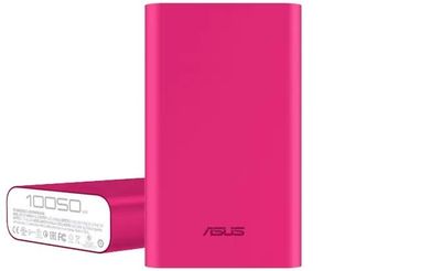 Внешний аккумулятор (Power Bank) ASUS ZenPower ABTU010,  10050мAч,  розовый [90ac00s0-bbt018]