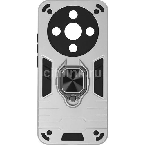 Чехол (клип-кейс) BORASCO Anti-Shock case, для Honor X9d, противоударный, серебристый [75896]