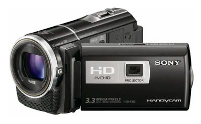 Видеокамера Sony HDR-PJ10E, черный,  Flash [hdrpj10eb.cel]
