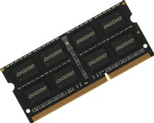 Изображение товара Оперативная память Digma DGMAS31600008D DDR3 -  1x 8ГБ 1600МГц, для ноутбуков (SO-DIMM),  Ret