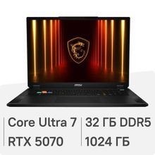 Изображение товара Игровой ноутбук MSI Stealth 16 AI A2HWGG-085XRU 16 OLED Intel RTX 5070 32ГБ SSD
