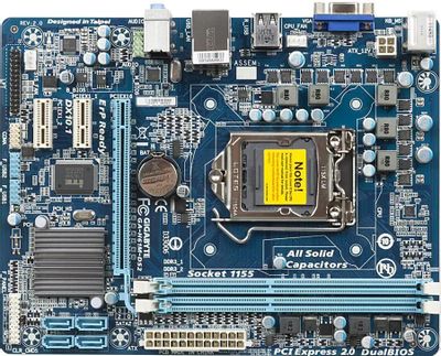 Характеристики Материнская плата GIGABYTE GA-H61M-DS2, LGA 1155, Intel ...