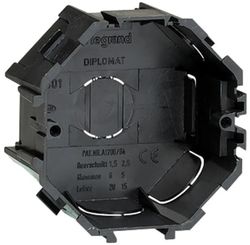 Коробка Legrand Etika (031301) монтажная R38x40мм черный