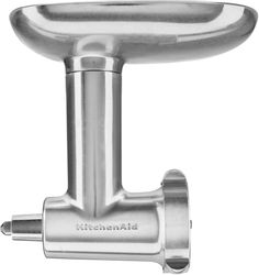Изображение товара Насадка-мясорубка для KitchenAid серебристая из металла, 24 мес. гарантии Изображение товара Насадка-мясорубка для KitchenAid серебристая из металла, 24 мес. гарантии