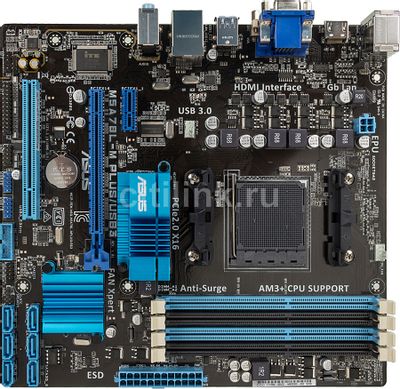 Характеристики Материнская плата ASUS M5A78L-M PLUS/USB3, SocketAM3 ...