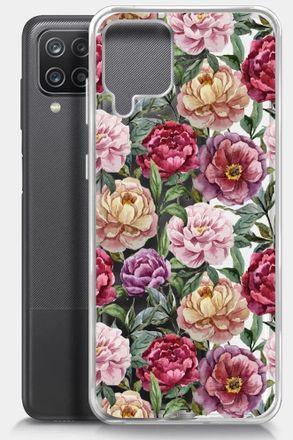 Чехол (клип-кейс) BORASCO ArtWorks, для Samsung Galaxy A12/M12, прозрачный/рисунок [51398]