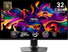 Изображение товара 31.5" Монитор MSI Mag 321UPX,  3840x2160,  QD OLED,  240Гц,  2хHDMI,  1хDP,  черный [9s6-3dd39t-032]