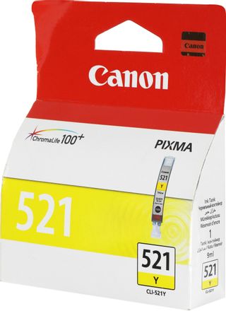 Картридж Canon CLI-521Y, желтый / 2936B004/001
