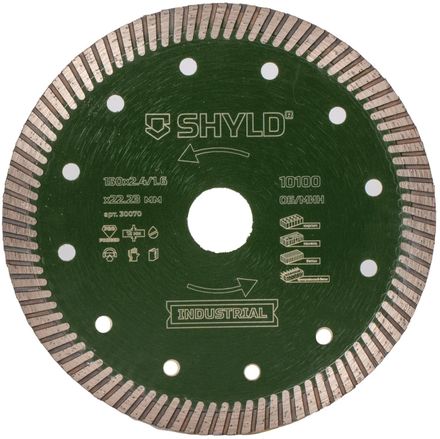 Алмазный диск SHYLD 30070,  150мм,  2.4мм,  22.2мм, универсальный