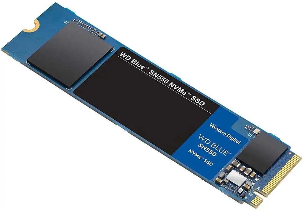 SSD накопитель WD Blue SN550 WDS500G2B0C 500ГБ, M.2 2280
