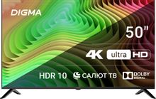 Изображение товара 50 дюймовый 4K Smart TV Digma DM-LED50UBB40 с HDR HDMI Wi-Fi