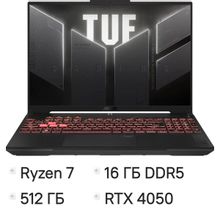 Изображение товара Игровой ноутбук ASUS TUF Gaming A16 RTX 4050 16'' без ОС