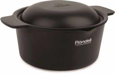 Кастрюля Rondell RDS-1439, 2.35л, с крышкой,  черный