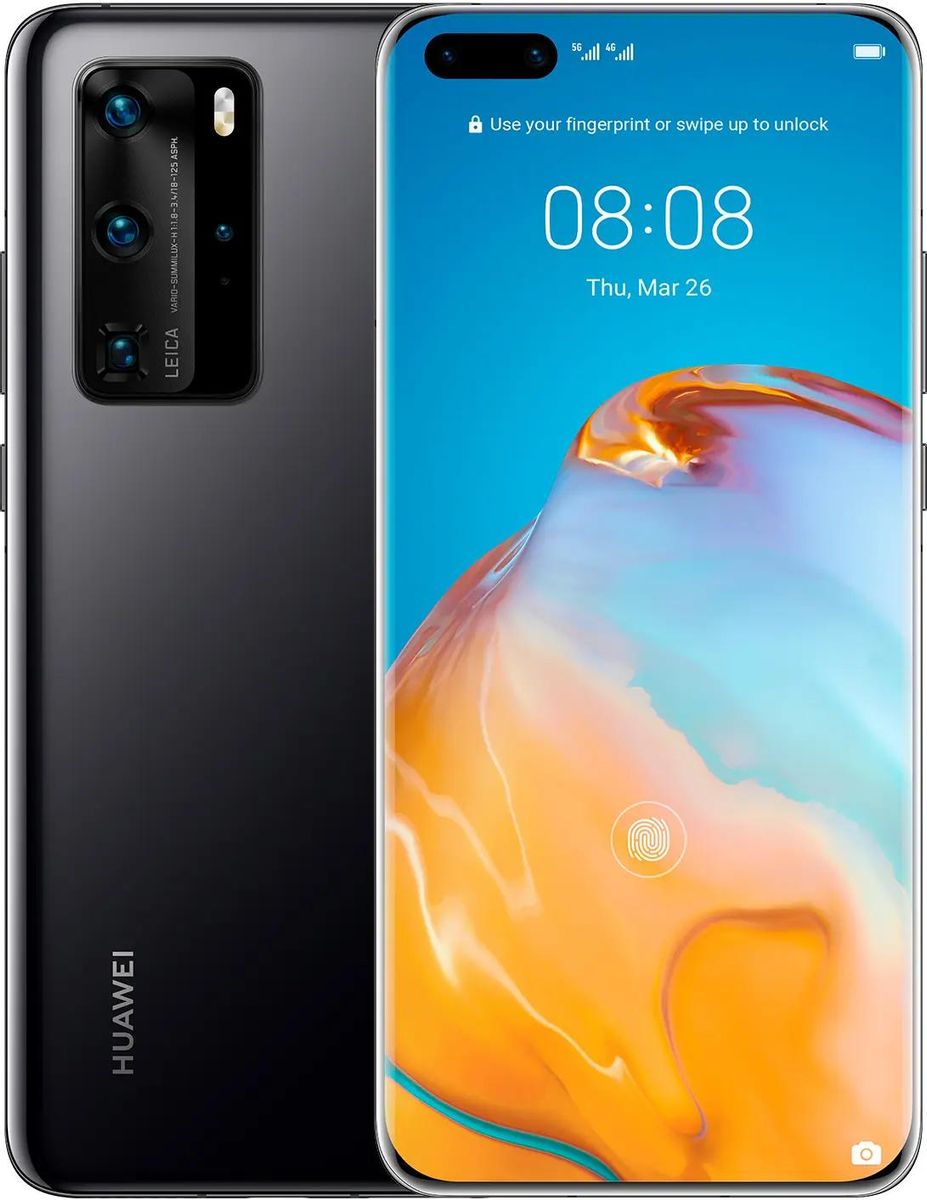 Характеристики Смартфон Huawei P40 Pro 256Gb, N29D, черный (1367853)  смотреть в СИТИЛИНК