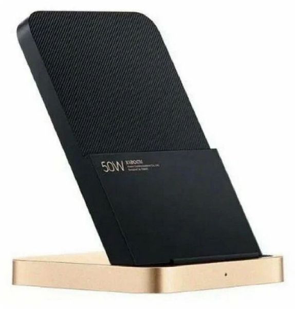 Беспроводное зарядное устройство Xiaomi 50W Wireless Charging Stand,  3.25A,  черный/золотистый [bhr6094gl]