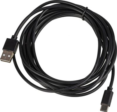 Кабель  USB Type-C (m) -  USB (m),  3м,  2.4A,  черный