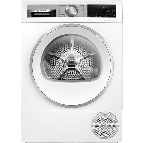Сушильная машина Bosch WQG24591BY белый, с английской панелью управления