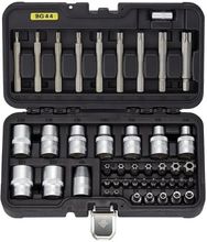 Изображение товара Набор инструментов BERGER BG044-1214 44 предмета для автомобиля и шуруповёрта