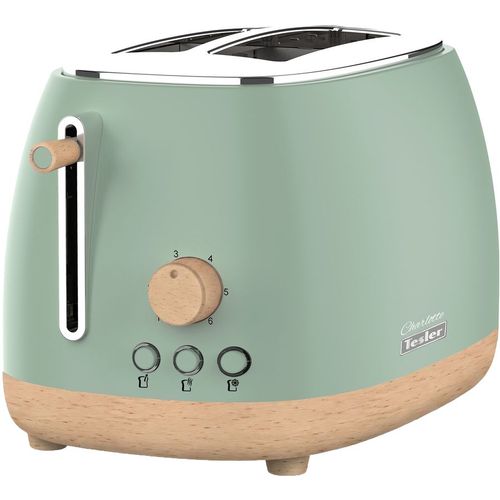 Тостер TESLER TT-220, мятный — цена и наличие Тостер TESLER TT-220, мятный