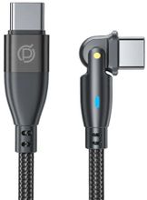 Изображение товара Кабель PERO DC-13 USB Type-C 2м в оплетке черный для смартфонов и планшетов