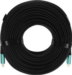 Изображение товара Кабель аудио-видео Cactus CS-HDMI-AOC-2.1-70, HDMI (m) - HDMI (m), ver 2.1, 70м, GOLD, черный Изображение товара Кабель аудио-видео Cactus CS-HDMI-AOC-2.1-70, HDMI (m) - HDMI (m), ver 2.1, 70м, GOLD, черный