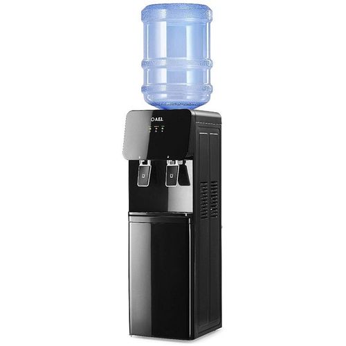 Кулер AEL LD-85c, напольный, электронный, push - кран, черный