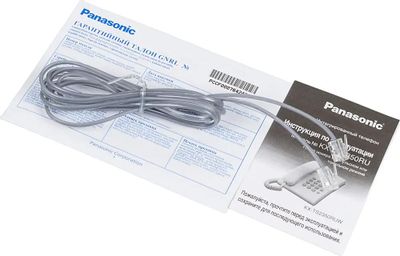 Проводной телефон Panasonic KX-TS2350RUW, белый – купить в Ситилинк | 29332