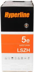 Кабель информационный Hyperline кат.5E, 305м, серый
