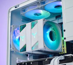 Устройство охлаждения (кулер) JONSBO CR-3000, 4-pin, ARGB, белый