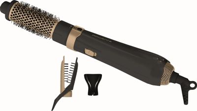 Фен-щетка Rowenta CF7826F0, 1200Вт, черный и золотистый – купить в ...
