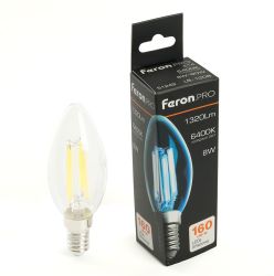 Лампа LED FERON E14, свеча, 8Вт, одна шт.