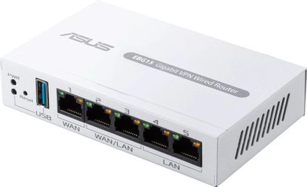 Маршрутизатор ASUS EBG15, 2 LAN, 2 WAN/LAN, белый