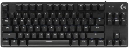 Клавиатура Logitech G412 TKL, проводная, USB, механическая, черный [920-010449]