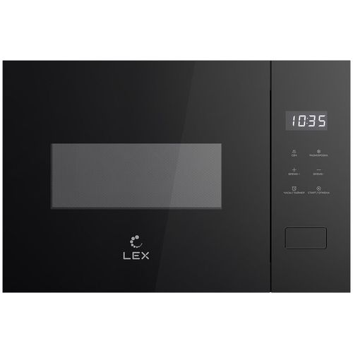 Встраиваемая микроволновая печь LEX Bimo BIMO 15.02N BBL, 15л, 600Вт, черный [chve000040]