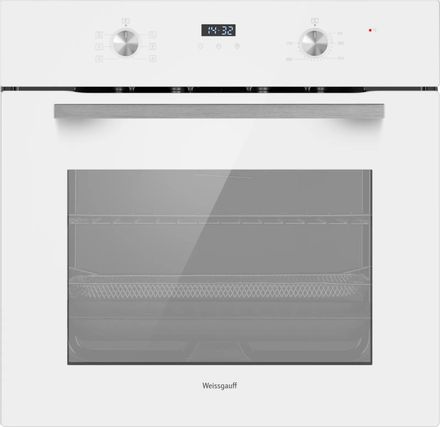 Духовой шкаф электрический WEISSGAUFF EOM 362 PDW,  67л,  дверца с 2 стеклами,  белый