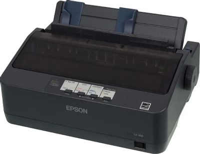 Принтер матричный Epson LX-350 черно-белая печать, A4, цвет черный [c11cc24031/c11cc24032]