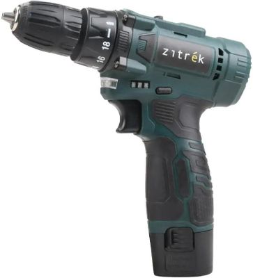 Дрель-шуруповерт ZITREK Green 12V Plus, 1.5Ач, с одним