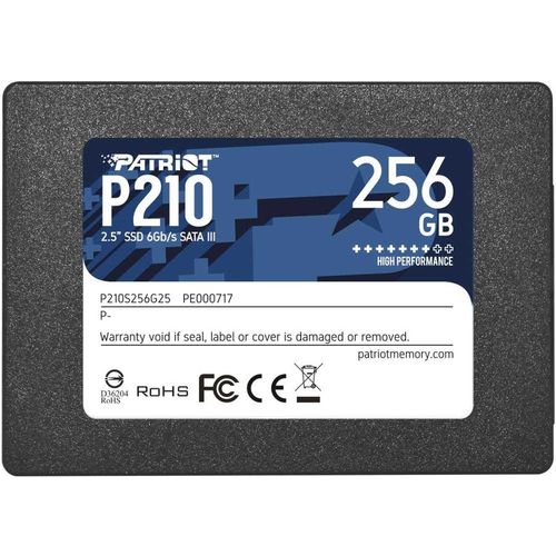 256ГБ SSD накопитель Patriot P210 P210S256G25 2.5″, SATA III, SATA