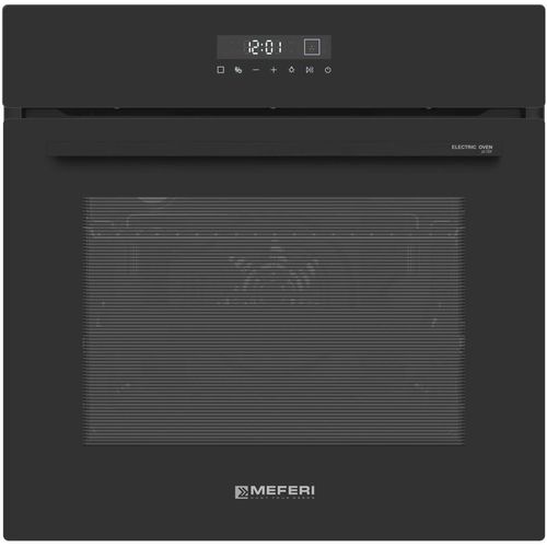 Духовой шкаф электрический MEFERI Ultra MEO6014BK, 80л, дверца с 3 стеклами, черный